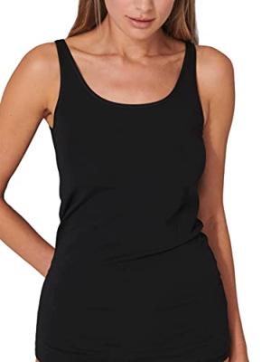 2-Pack dames hemden - Organic 95/5 - Basics - Biologisch katoenen vrouwen hemdjes - Onderhemd met brede bandjes