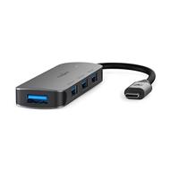Nedis USB-Hub | 1x USB-C | 4x USB A Female | 4-Poorts poort(en) | USB 3.2 Gen 1 | USB Gevoed | 5 Gbps - CCGB64220GY01 - thumbnail