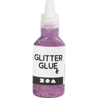 Creativ Company Glitterlijm, paars, 25 ml/ 1 fles - thumbnail
