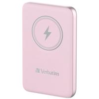 Verbatim Charge n Go Magnetic Wireless Powerbank 10000 mAh Fast Charge, Quick Charge 3.0, USB PD 3.0, Adaptive Fast Charge LiPo USB-C Pink - thumbnail