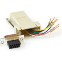 ACT TD09M8 Mountable Heavy Duty Adapter RJ-45 female naar 09 polig D-Sub male - thumbnail
