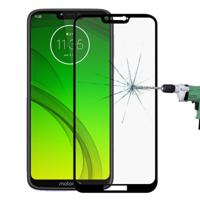 9u 9D volledig scherm getemperd glas screen protector voor Motorola Moto G7 Power (zwart) - thumbnail