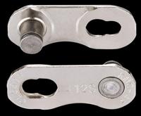 KMC verbindingsschakel connector flatnr silver 2pcs/card - thumbnail