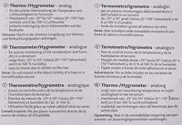 TRIXIE REPTILAND THERMOMETER / HYGROMETER ANALOOG 7,5X7,5 CM 3 ST - thumbnail