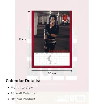 Michael Jackson Kalender 2026 A3