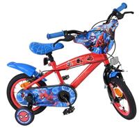 Spiderman Spider-man kinderfiets - jongens - 12 inch - blauw/rood - twee handremmen - thumbnail