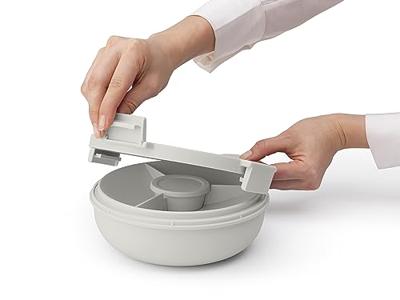 Brabantia saladebak 1,3L Light Grey