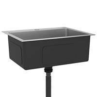 VidaXL Gootsteen handgemaakt roestvrij staal - thumbnail