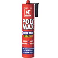 Griffon montagelijm - PolyMax High Tack Express - 435 gram koker - zwart - thumbnail