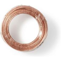 Nedis CAGW4000TR150 Speaker-kabel 2x 4,00 Mm2 15,0 M Folieverpakking Transparant - thumbnail