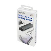 LogiLink UA0385 USB-C dockingstation Geschikt voor merk (dockingstation): Apple USB-C Power Delivery - thumbnail