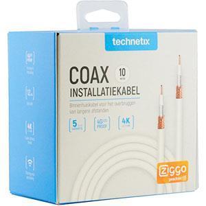 Technetix TN-COAXIH-10M Coaxkabel 10 M Wit