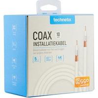 Technetix TN-COAXIH-10M Coaxkabel 10 M Wit - thumbnail