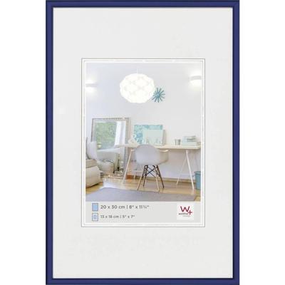 walther+ design KV030L Wissellijst Papierformaat: 20 x 30 cm Blauw walther+ design KV030L Wissellijst Papierformaat: 20 x 30 cm Blauw