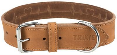 Hondenhalsband Trixie Heartbeat Bruin L/XL 55-65 cm