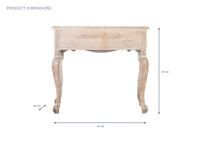 Wandtafel DKD Home Decor Wit Natuurlijk Mangohout 91 x 42 x 81 cm - thumbnail