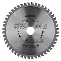 Wolfcraft Kap- en verstekzaagblad | HM | 48 Zähne | Ø210mm | 1 stuk - 6545000 - thumbnail