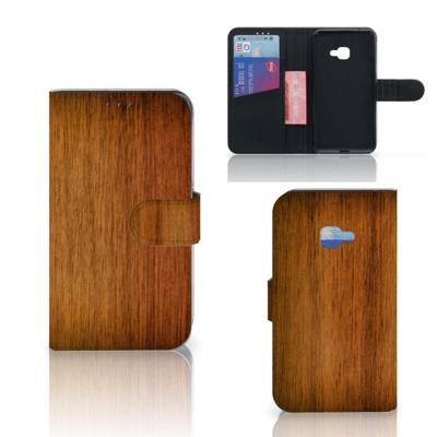 Samsung Galaxy Xcover 4 | Xcover 4s | Book Style Case | Donker Hout