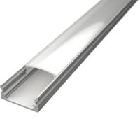 LED Strip Profiel Velvalux Profi Wit Aluminium 1m - Opbouw 17.4x7mm - thumbnail