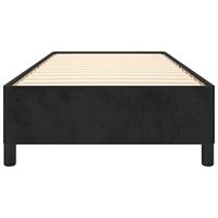 Bedframe fluweel zwart 80x200 cm - thumbnail