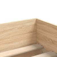Bedframe met lades sonoma eikenkleurig 90x200 cm - thumbnail