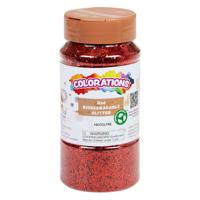 Colorations - biologische afbreekbare glitter - rood, 113 gram - thumbnail