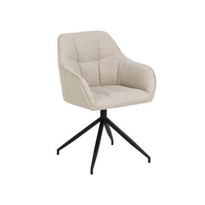 Sohome Draaibare Eetkamerstoel 'Loa' kleur Beige