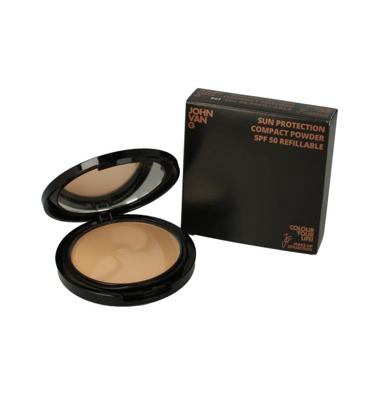John van G Sun protection compact powder refillable 60 SPF50 1 Stuks