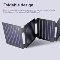 Trust Zuny opvouwbaar zonnepaneel, oplader smartphone en tablet, 40 W - thumbnail