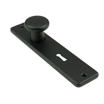 AMI Knop 160/40 Vast Kortschild 180/41 RH Sl 56 Zwart 9005 Str - 739172 AMI Knop 160/40 Vast Kortschild 180/41 RH Sl 56 Zwart 9005 Str - 739172