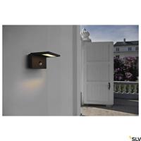 SLV ANGOLUX SENSOR 1001969 LED-buitenlamp met bewegingsmelder (wand) LED LED vast ingebouwd 9.8 W Antraciet - thumbnail
