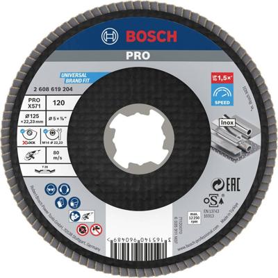 Bosch Accessories 2608619204 Lamellenschuurschijf Diameter 125 mm Korrelgrootte (num)=120 1 stuk(s) Bosch Accessories 2608619204 Lamellenschuurschijf Diameter 125 mm Korrelgrootte (num)=120 1 stuk(s)