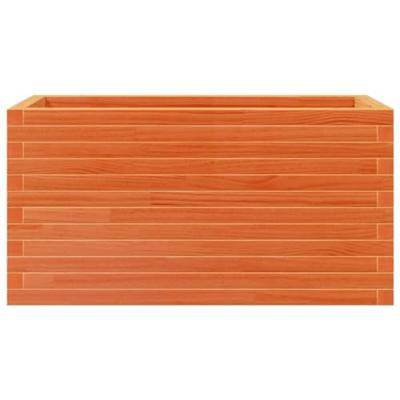 VidaXL Plantenbak 90x40x45,5 cm massief grenenhout wasbruin