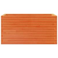 VidaXL Plantenbak 90x40x45,5 cm massief grenenhout wasbruin - thumbnail