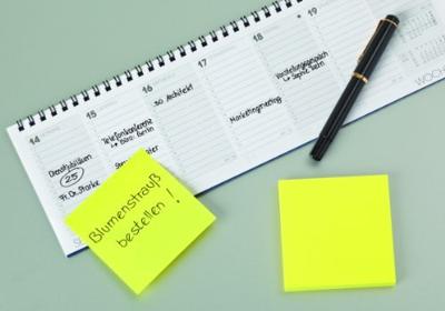 Post-it Notes, 100 vel, ft 76 x 127 mm, kanariegeel (canary yellow)