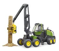 Bruder John Deere Harvest 1270 G met boomstam - thumbnail