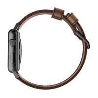 Nomad Modern leather band brown / black hardware (45-49mm) - Rustic Brown - thumbnail