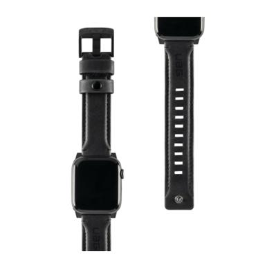 URBAN ARMOR GEAR UAG Compatibel Apple Watch Band 41 mm/40 mm/38 mm, iWatch Series 9/8/SE 2/7/6/5/4/3/2/1 & Watch SE, Top Grain Italiaans lederen vervangende band, leer bruin