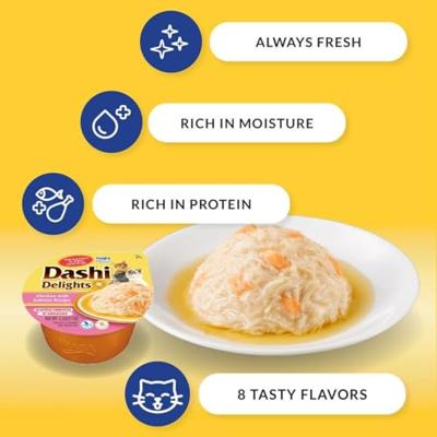 INABA DASHI DELIGHTS CHICKEN WITH TUNA & SALMON RECIPE - thumbnail