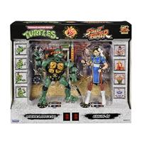 Teenage Mutant Ninja Turtles & Street Fighter Action Figure Double Pack - Michelangelo & Chun-Li - thumbnail