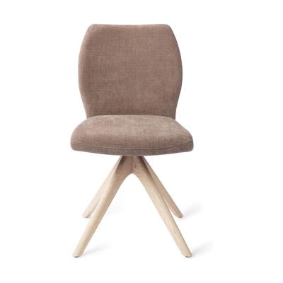Jesper Home Ikata eetkamerstoel Mocha Mist revolve oak bleach