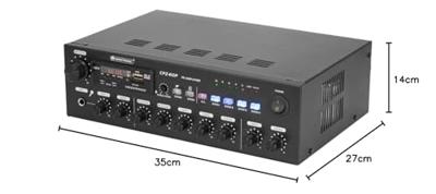 Omnitronic CPZ-60P ELA PA-versterker 60 W 4-kanaals 4 zones