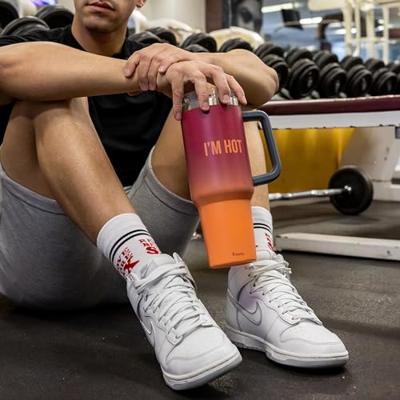 XXL thermosbeker (1,2 liter) - I'm Hot XXL thermosbeker (1,2 liter) - I'm Hot