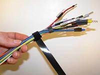 FASTECH® 801-330C Klittenband kabelbinder Om te bundelen Haak- en lusdeel (l x b) 200 mm x 7 mm Zwart 10 stuk(s) - thumbnail