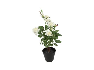 Decostar Camellia kunstplant 50 cm wit