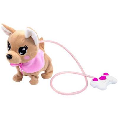 Chi Chi Love Loomy Chihuahua knuffel - 20 cm - Draadgeleide knuffel - Inclusief batterijen