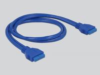 DeLOCK 3.5" USB 3.1 Gen 1 Voorpaneel 1x USB Type-C + 1x USB Typ-A - thumbnail