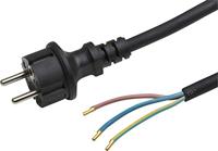 Meister Stroomkabel Met Stekker 5M Zw W - WU7434520 - thumbnail