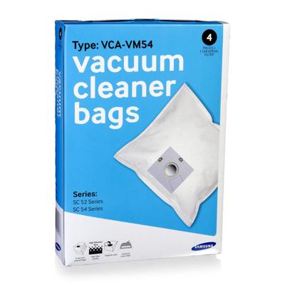 Samsung vca-vp54 stofzakken 4 stuks voor vcc54, vcc5480, sc5480, sc5450