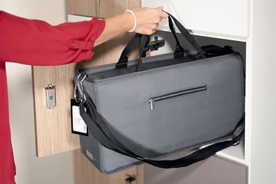 Sigel Laptoptas Desk Sharing Bag Premium L Geschikt voor max. (laptop): 43,9 cm (17,3) Donkergrijs (b x h x d) 50 x 28 x 15 cm